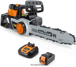 TECCPO Akku-Kettensäge TVH8J29 Gartenpflege